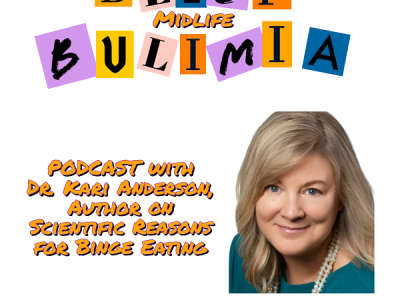 Bleep Bulimia Episode 86 with Dr. Kari Anderson Author, explaining the neuro science of binge eating and bulimia